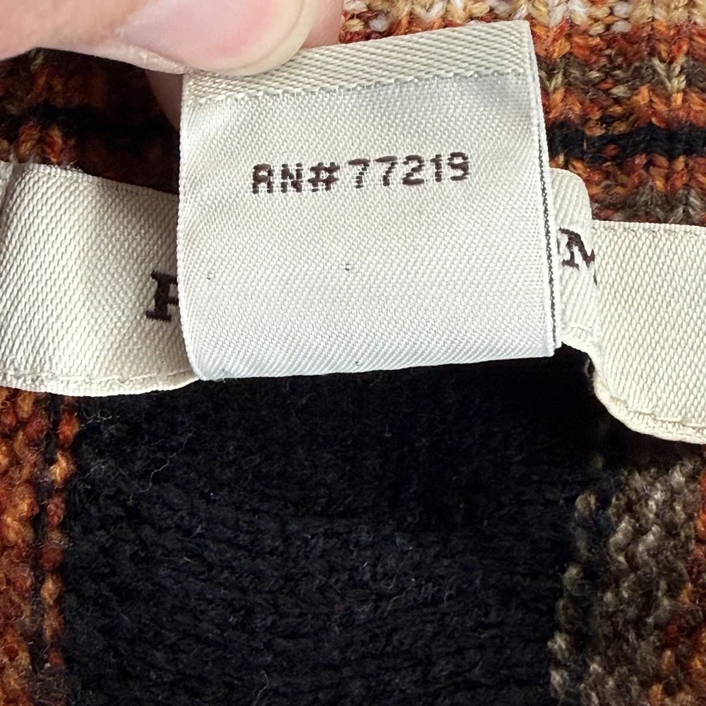 Vtg Pronto Uomo Men Striped Crew Neck Sweater‎ XXL Acrylic Knit Made in China
